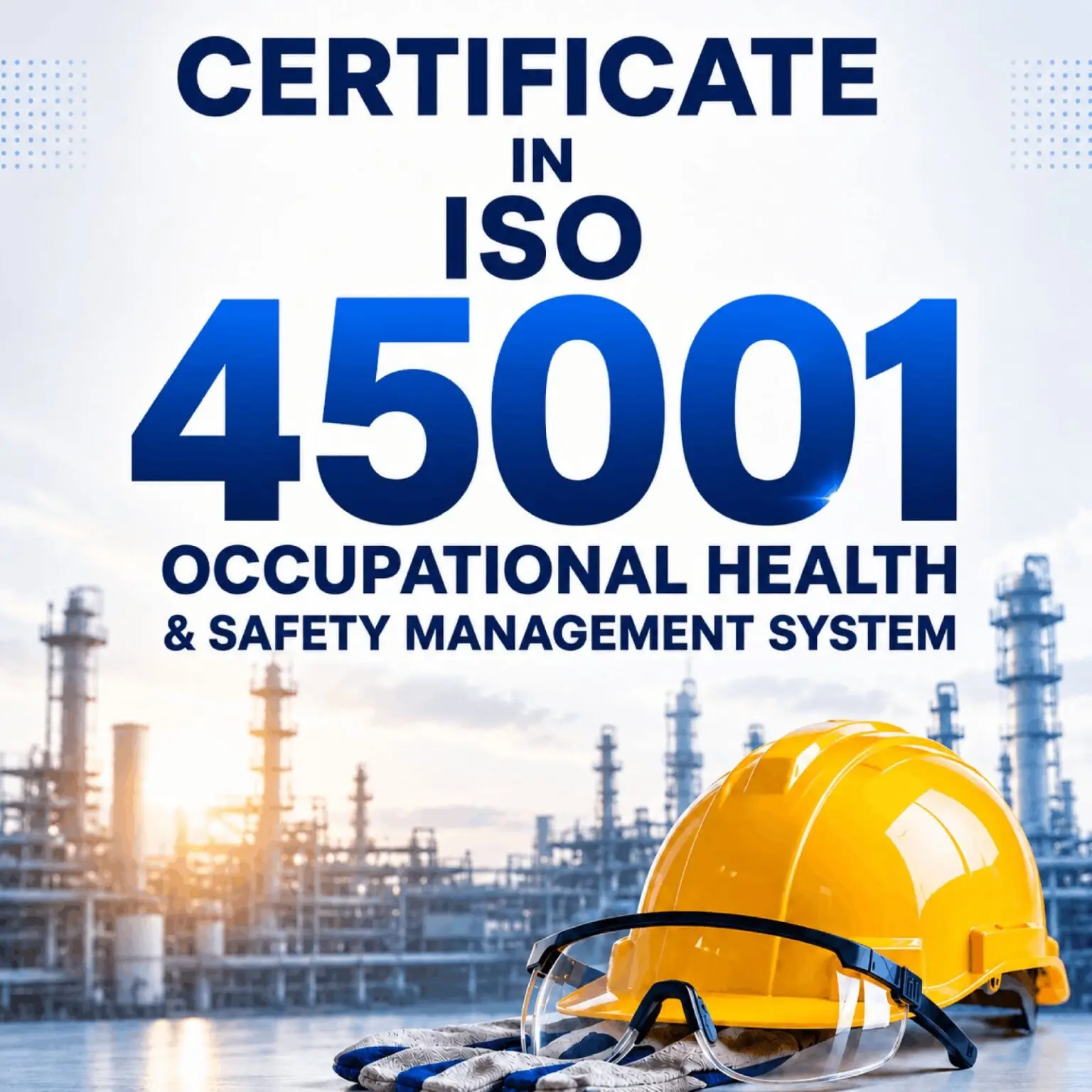 Certificate in ISO 45001: Occupational Health & Safety Management Systems