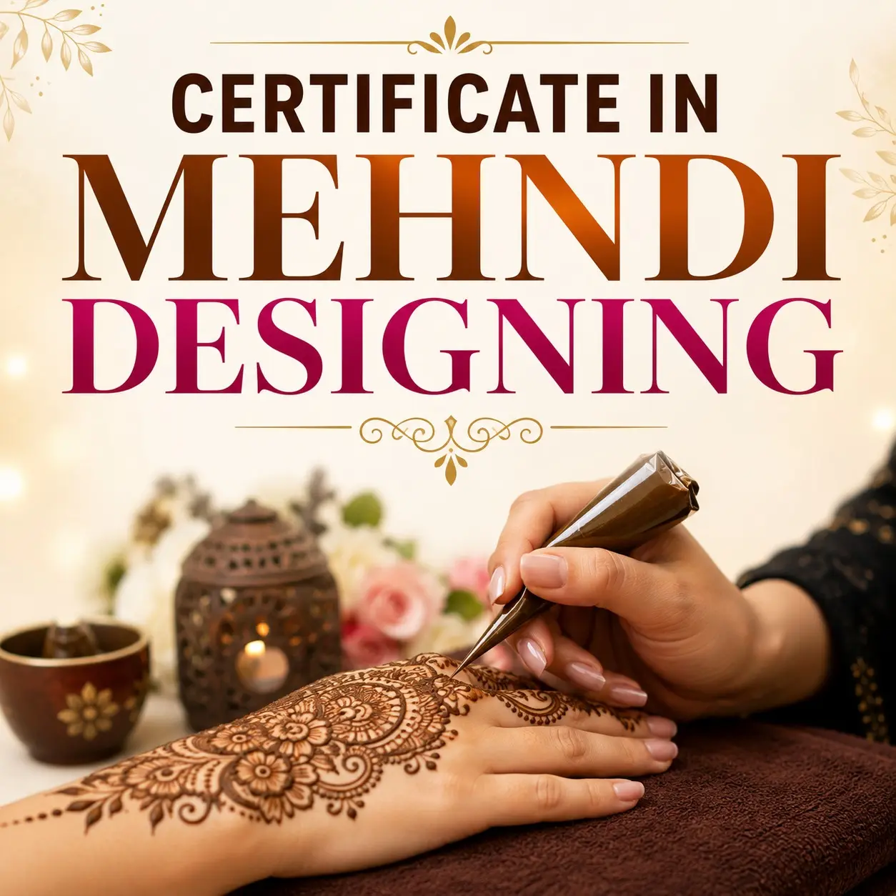 Certificate in Mehndi Designing